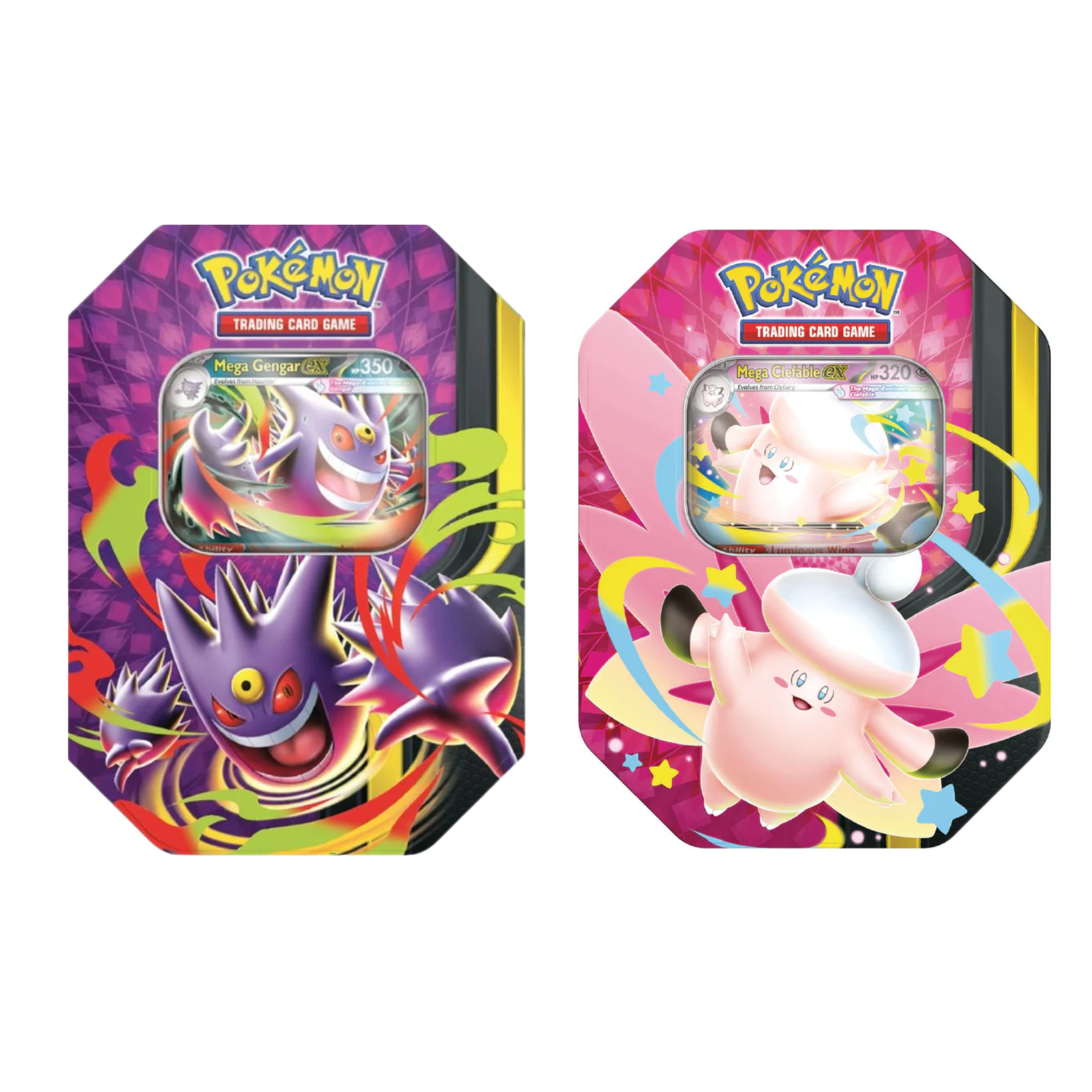 Pokemon TCG: Moonlit Summer Tin [Mega Gengar EX / Mega Clefable EX] (Sold by Set)-The Pokémon Company International-Ace Cards & Collectibles