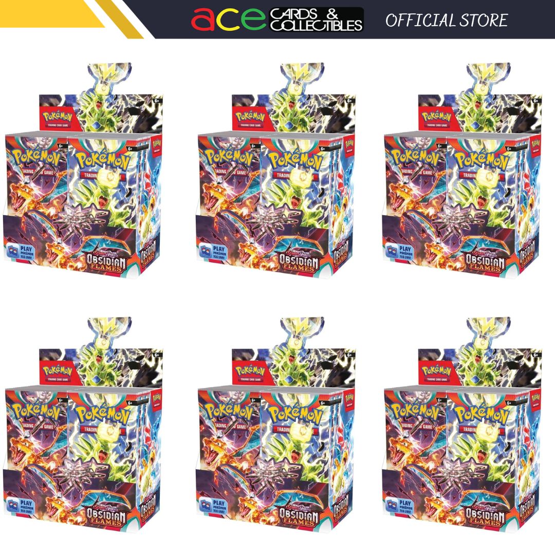 Pokemon TCG: Obsidian Flame SV03 Carton-Carton (6boxes)-The Pokémon Company International-Ace Cards & Collectibles