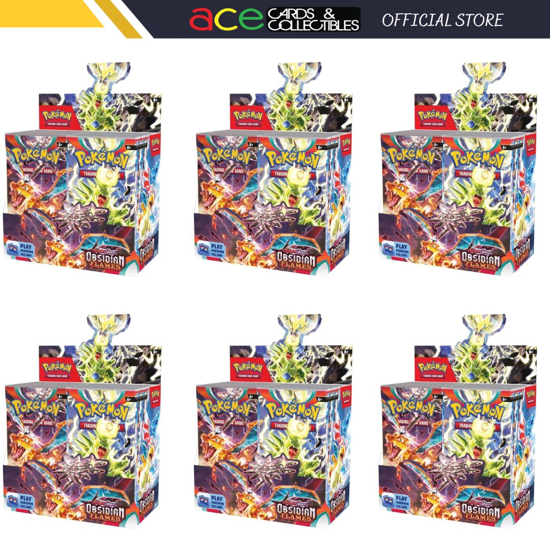 Pokemon TCG: Obsidian Flame SV3 Carton-Carton (6boxes)-The Pokémon Company International-Ace Cards &amp; Collectibles