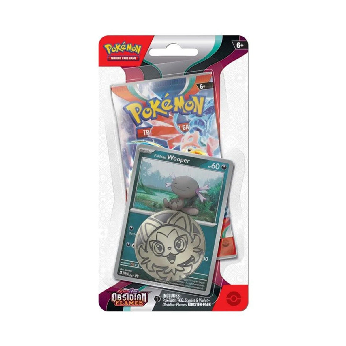 Pokemon TCG: Obsidian Flame SV3 Checklane Blister [Wooper/Pawmi]-Wooper-The Pokémon Company International-Ace Cards &amp; Collectibles