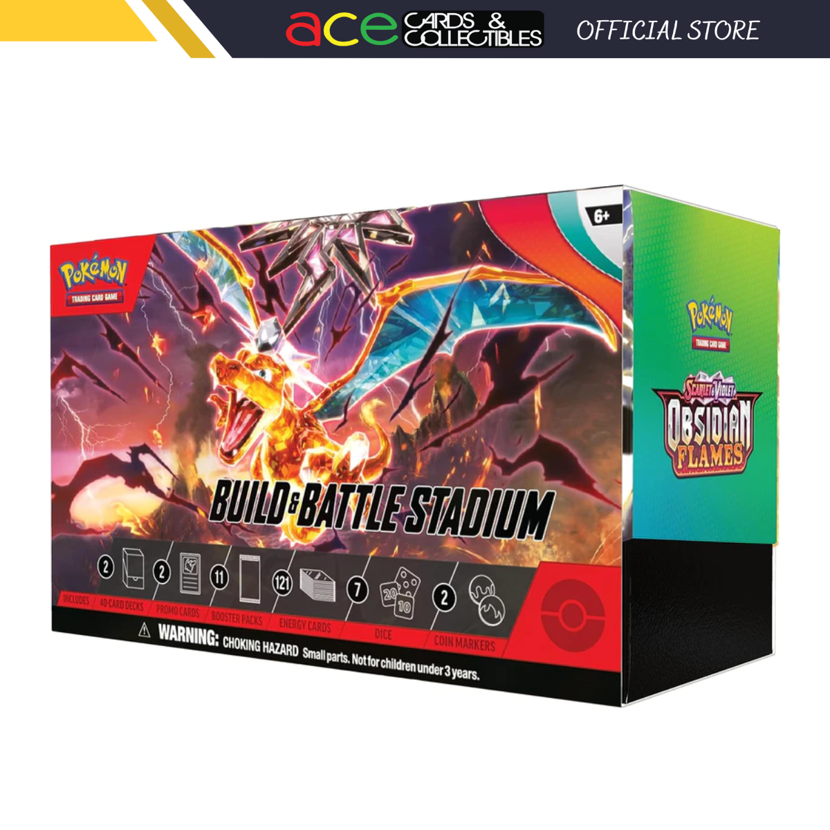 Pokemon TCG: Obsidian Flames SV03 - Build & Battle Stadium-The Pokémon Company International-Ace Cards & Collectibles