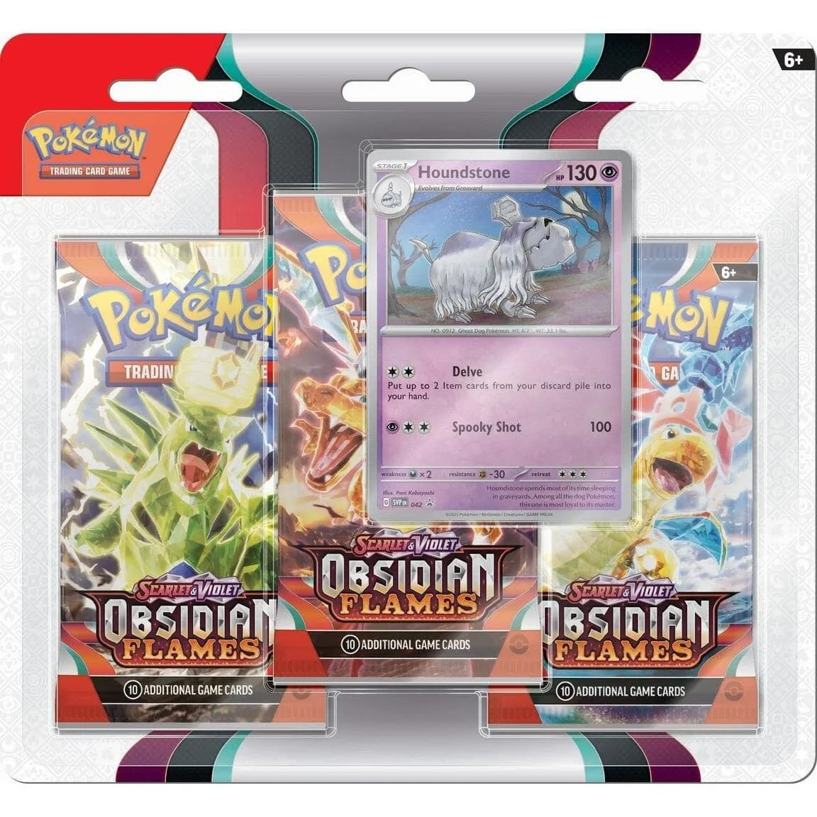 Pokemon TCG: Obsidian Flames SV3 3 Packs Blister [Houndstone/ Eevee]-Both Design (Houndstone & Eevee)-The Pokémon Company International-Ace Cards & Collectibles