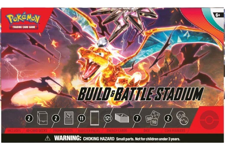 Pokemon TCG: Obsidian Flames SV3 - Build &amp; Battle Stadium-The Pokémon Company International-Ace Cards &amp; Collectibles