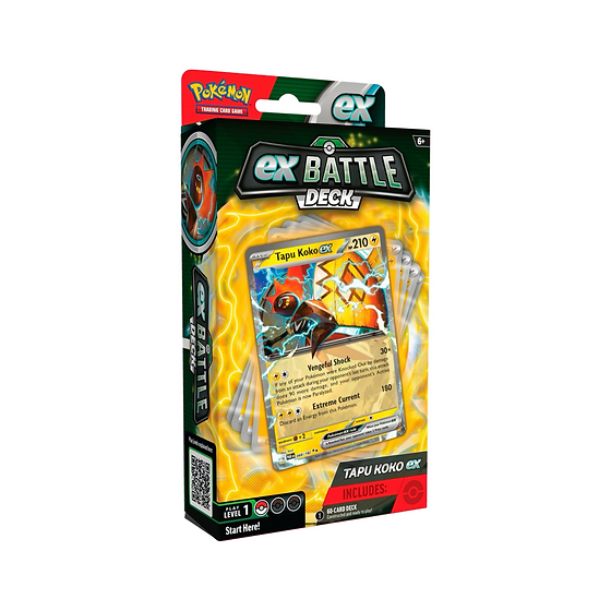 Pokémon TCG: October24 EX Battle Deck-Tapu Koko Ex-The Pokémon Company International-Ace Cards &amp; Collectibles