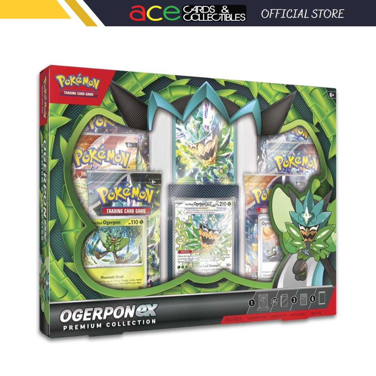 Pokémon GCC : boîte de Collection (Trois Cartes holographiques, Six enveloppes d'extension et Plus Pokémon GCC : boîte de Collection (Trois Cartes holographiques, Six enveloppes d'extension et Plus