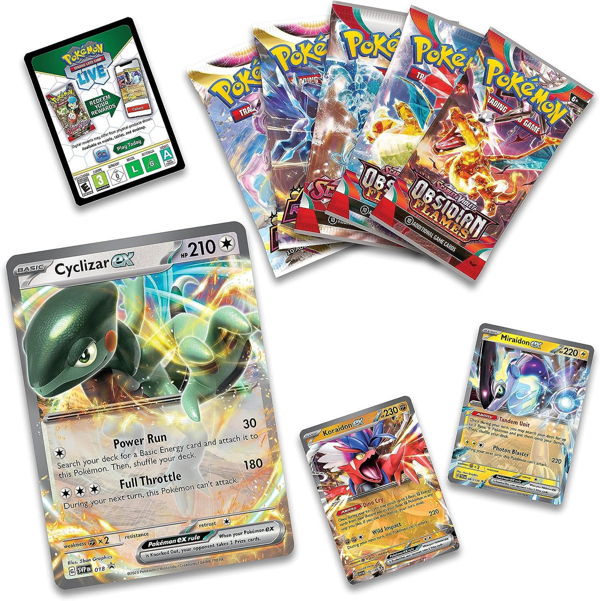 Pokemon TCG: Paradox Powers EX Special Collection-The Pokémon Company International-Ace Cards &amp; Collectibles