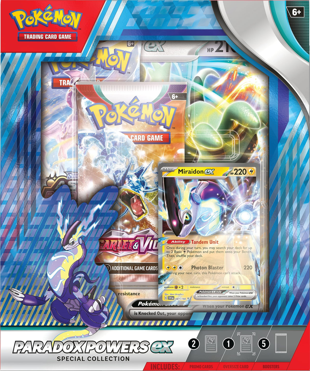 Pokemon TCG: Paradox Powers EX Special Collection-The Pokémon Company International-Ace Cards &amp; Collectibles