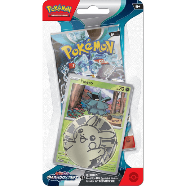 Pokemon TCG: Paradox Rift SV04 Checklane Blister [Pineco/Sinistea]-Both Design (Pineco/Sinistea)-The Pokémon Company International-Ace Cards & Collectibles