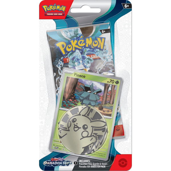 Pokemon TCG: Paradox Rift SV4 Checklane Blister [Pineco/Sinistea]-Both Design (Pineco/Sinistea)-The Pokémon Company International-Ace Cards & Collectibles