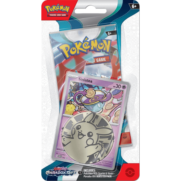 Pokemon TCG: Paradox Rift SV4 Checklane Blister [Pineco/Sinistea]-Sinistea-The Pokémon Company International-Ace Cards &amp; Collectibles