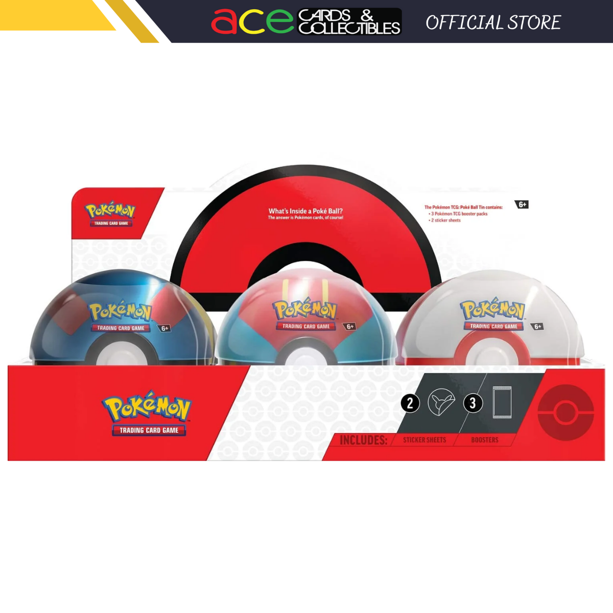 Pokemon TCG: Pokemon 23Q3 Pokeball Tin-Lure Ball-The Pokémon Company International-Ace Cards &amp; Collectibles