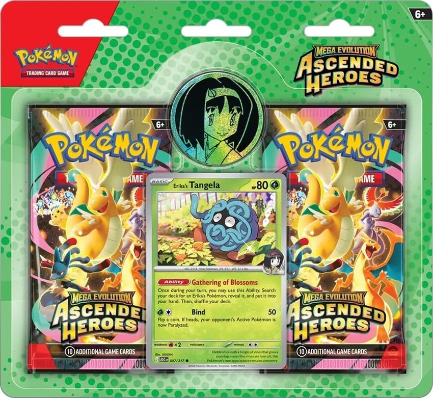 Pokemon TCG: Pokemon Trainer 2 Pack Blister ME2.5-Erika-The Pokémon Company International-Ace Cards & Collectibles