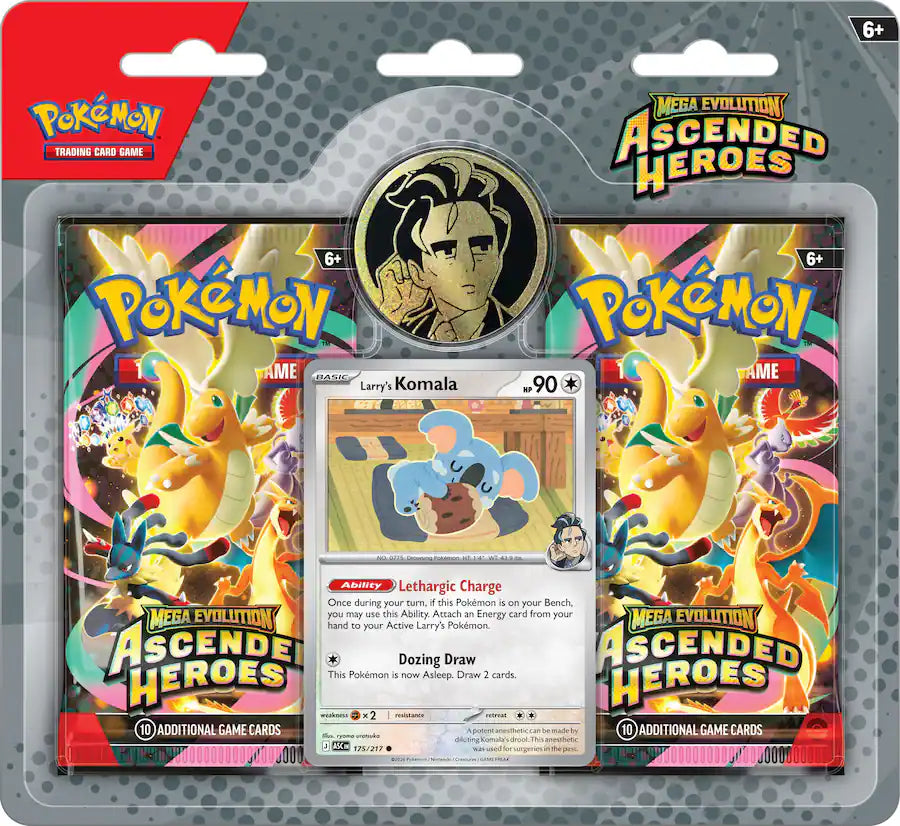 Pokemon TCG: Pokemon Trainer 2 Pack Blister ME2.5-Larry-The Pokémon Company International-Ace Cards & Collectibles