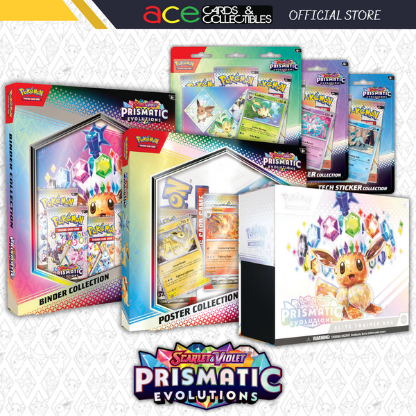 Pokémon TCG: Prismatic Evolution SV8.5 Elite Trainer Box/Binder/Poster/Tech Sticker Collection (English)-Binder Collection-The Pokémon Company International-Ace Cards & Collectibles