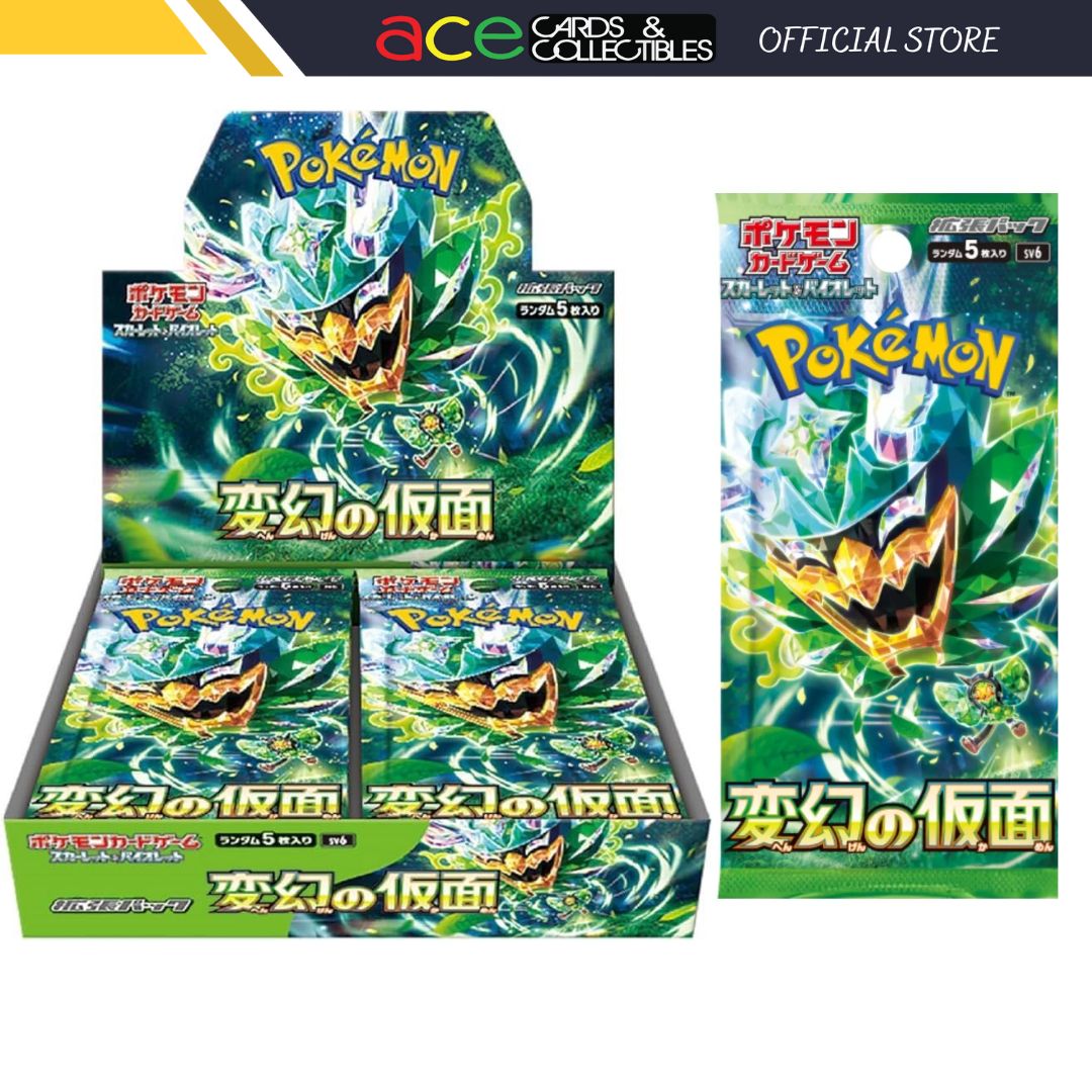 Pokémon TCG: SV06 Mask Of Change Case (Japanese)-Single Pack (Random)-The Pokémon Company International-Ace Cards &amp; Collectibles
