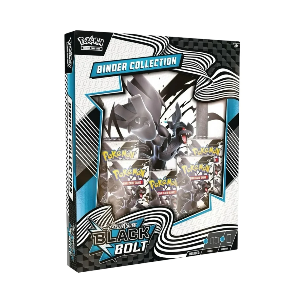 Pokemon TCG: SV10.5 Binder Collection Black Bolt & White Flare-Black Bolt-The Pokémon Company International-Ace Cards & Collectibles