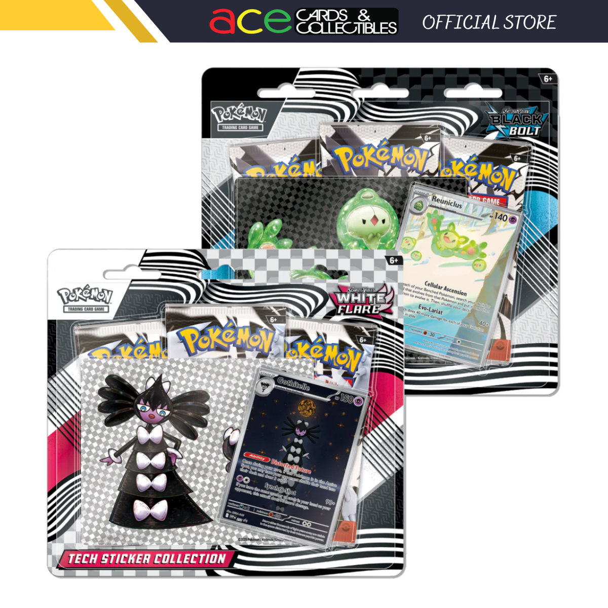 Pokemon TCG: SV10.5 Tech Sticker Collection R&Z "Reuniclus/Gothitelle"-Reuniclus-The Pokémon Company International-Ace Cards & Collectibles