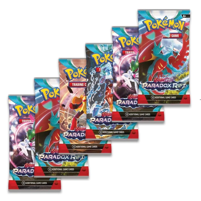 Pokemon TCG: SV4 Paradox Rift Booster Bundle (6 packs)-The Pokémon Company International-Ace Cards &amp; Collectibles