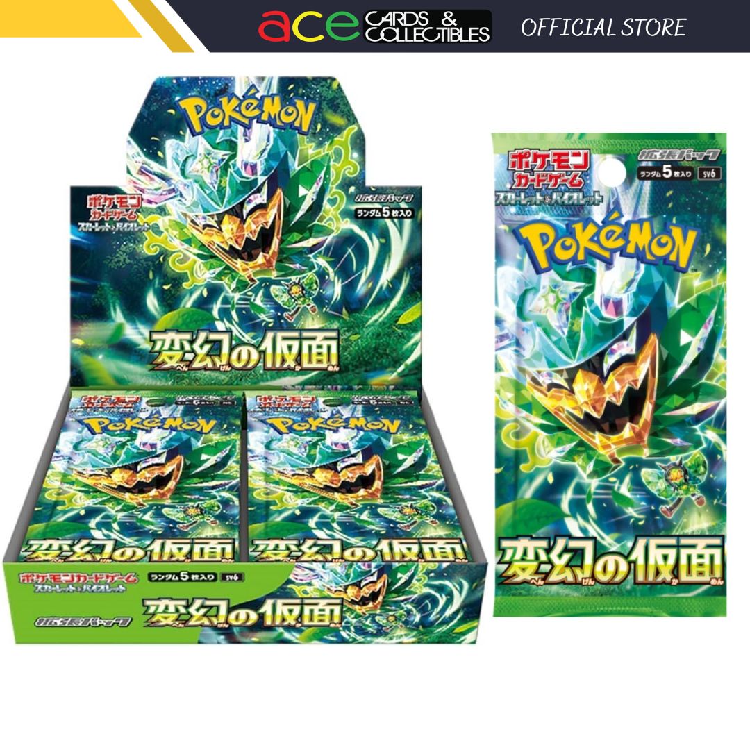 Pokémon TCG: SV6 Mask Of Change (Japanese)-Single Pack (Random)-The Pokémon Company International-Ace Cards &amp; Collectibles