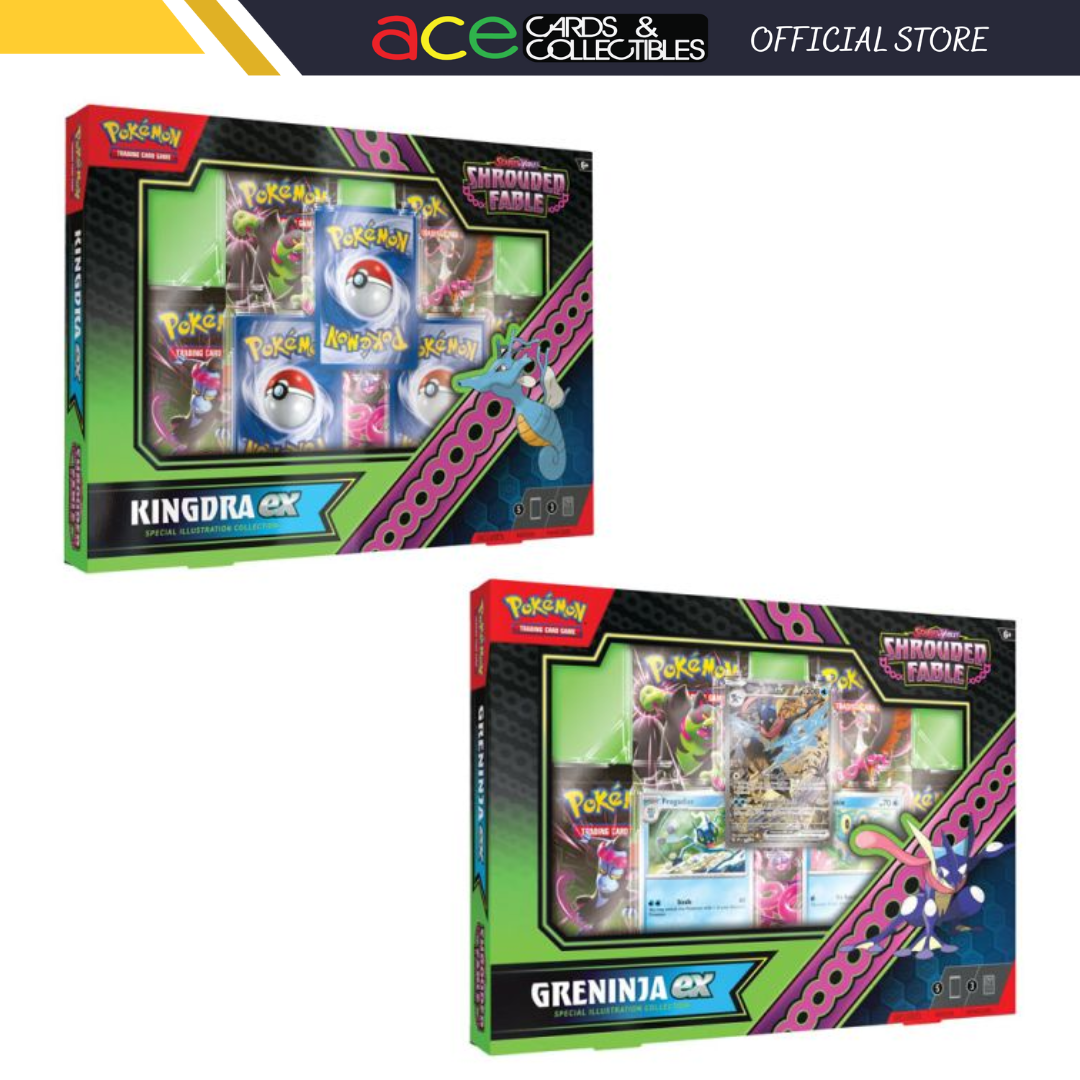 Pokemon TCG: SV6.5 Shrouded Fable EX Special Collection Assorted (Greninja/Kingdra EX)-Both Design-The Pokémon Company International-Ace Cards &amp; Collectibles