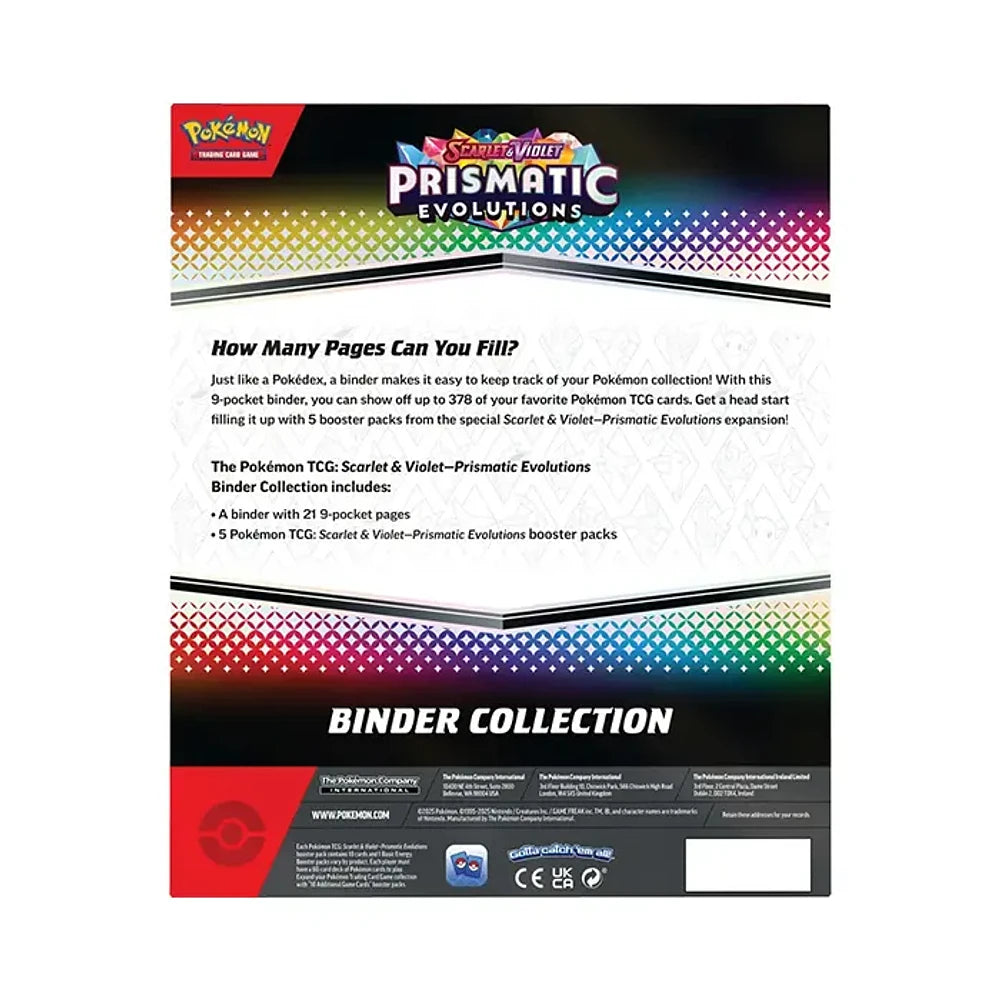 Pokemon TCG: SV8.5 Binder Collection Prismatic Evolution-The Pokémon Company International-Ace Cards & Collectibles