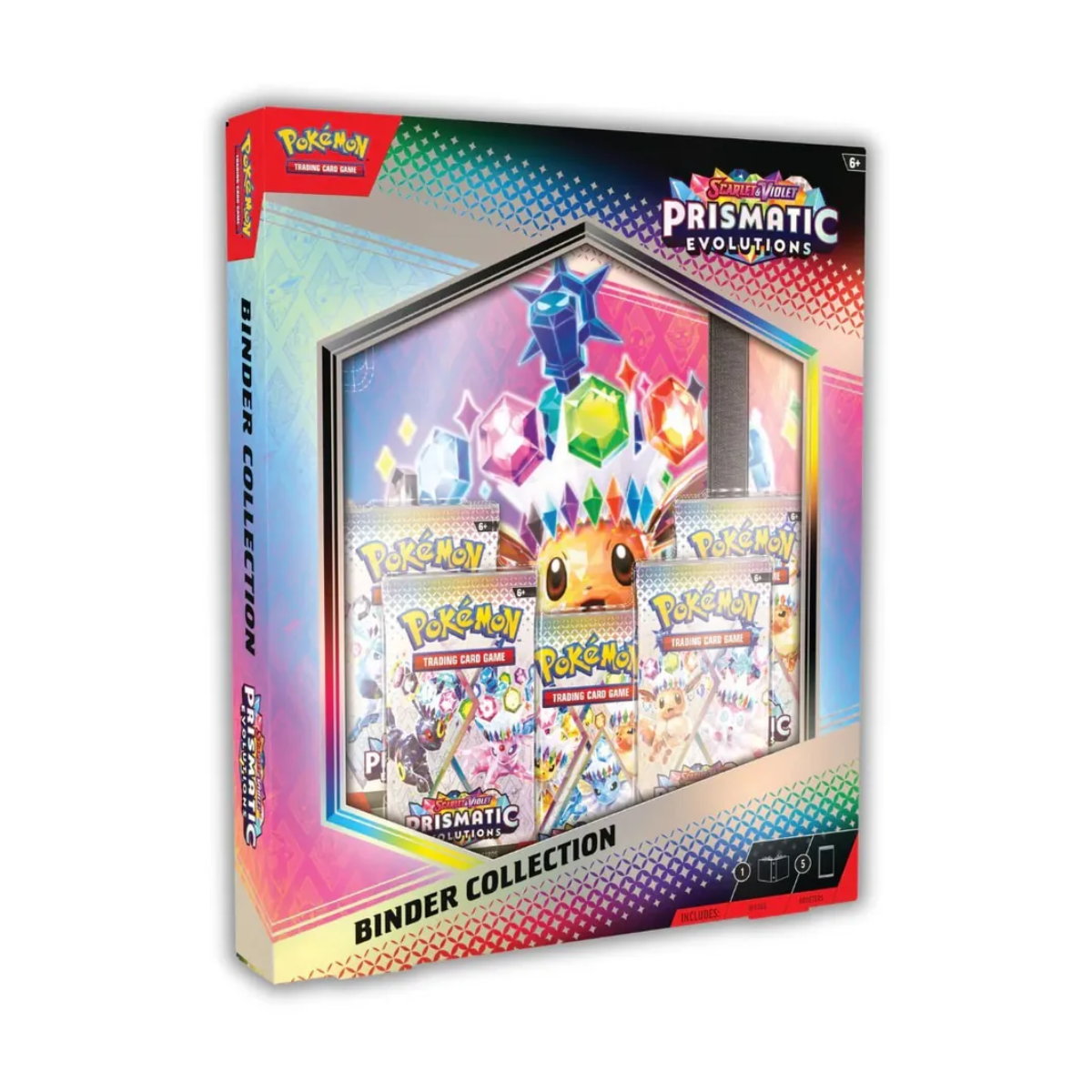 Pokemon TCG: SV8.5 Binder Collection Prismatic Evolution-The Pokémon Company International-Ace Cards & Collectibles