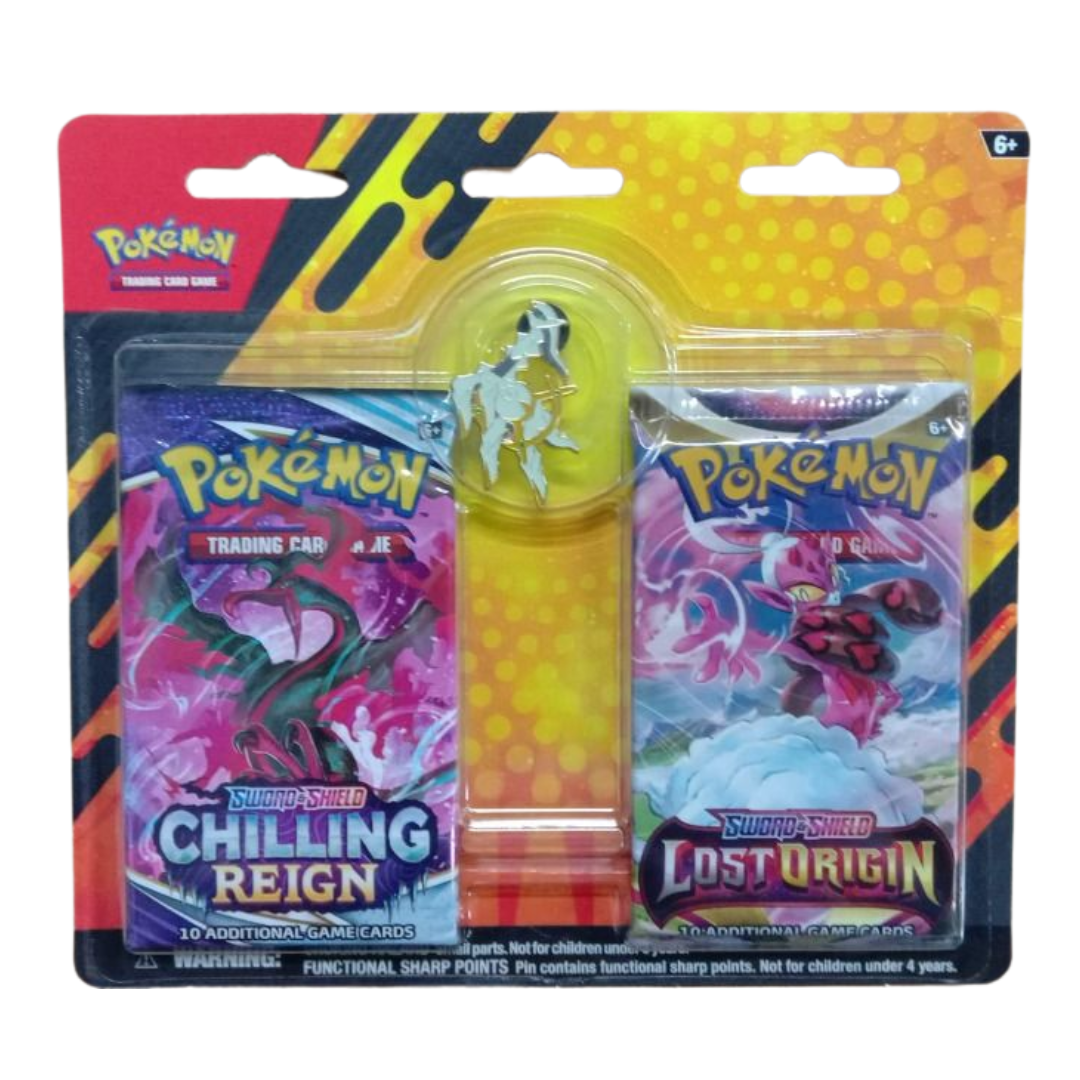 Pokemon TCG: SWSH 2 Packs Pin Blister Double Wide-Arceus Pin-The Pokémon Company International-Ace Cards &amp; Collectibles