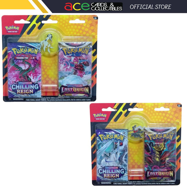 Pokemon TCG: SWSH 2 Packs Pin Blister Double Wide-Both-Design-The Pokémon Company International-Ace Cards & Collectibles
