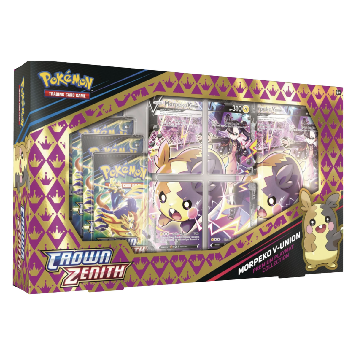 Pokemon TCG: SWSH12.5 Crown Zenith Morpeko V-Union Premium Playmat Collection-The Pokémon Company International-Ace Cards & Collectibles