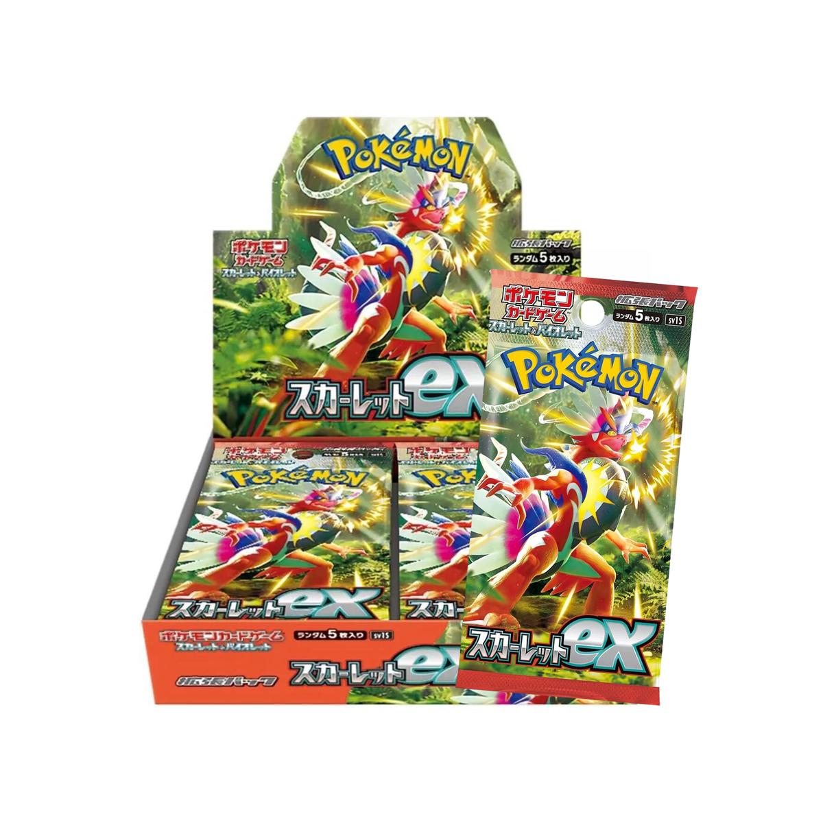 Pokemon TCG: Scarlet Ex Booster SV1S (Japanese)-Single Pack (Random)-The Pokémon Company International-Ace Cards & Collectibles