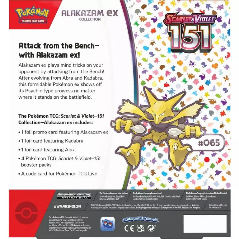 Pokémon TCG: Scarlet &amp; Violet 151 Alakazam EX Collection-The Pokémon Company International-Ace Cards &amp; Collectibles