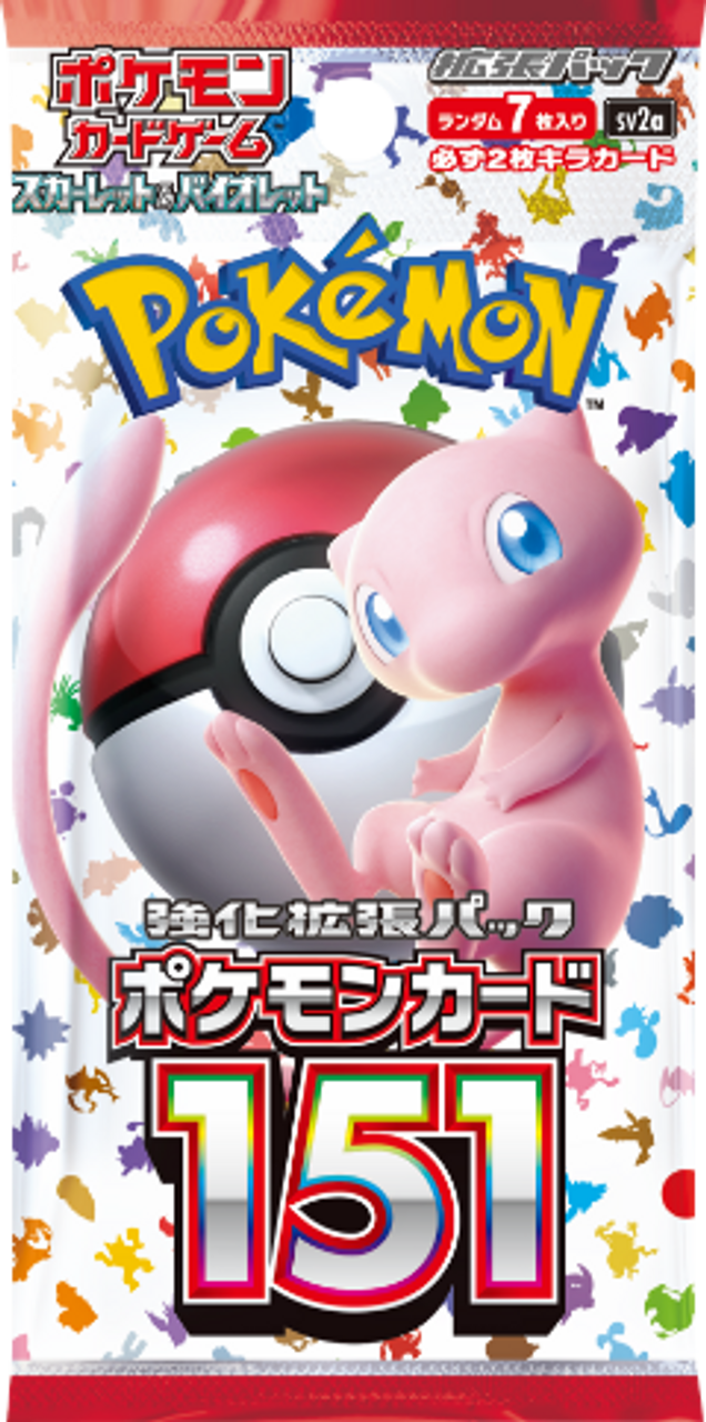 Pokémon TCG: Scarlet &amp; Violet 151 Booster [No Shrink Wrap] (Japanese)-Single Pack (Random)-The Pokémon Company International-Ace Cards &amp; Collectibles