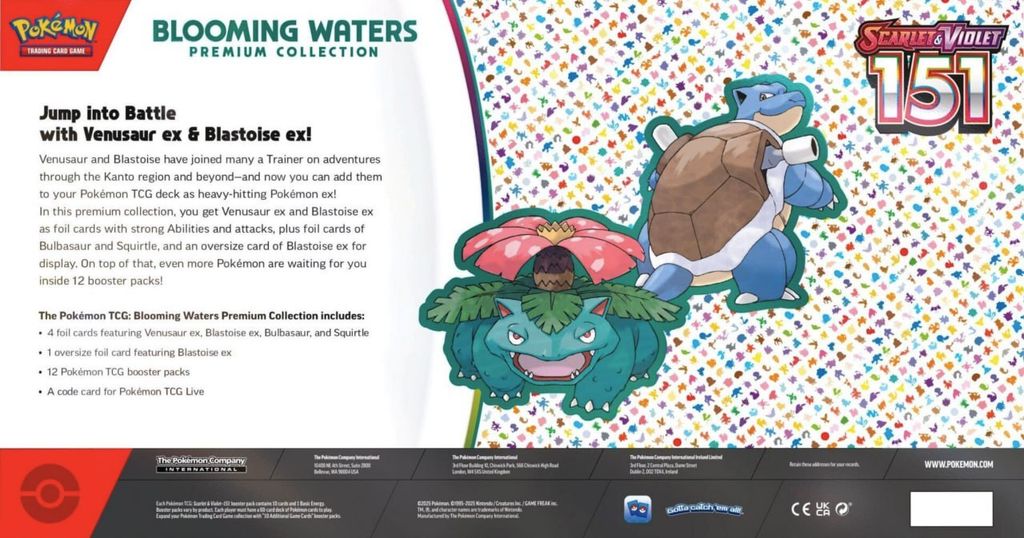 Pokemon TCG: Scarlet & Violet 151 SV3.5 Blooming Waters Premium Collection-The Pokémon Company International-Ace Cards & Collectibles