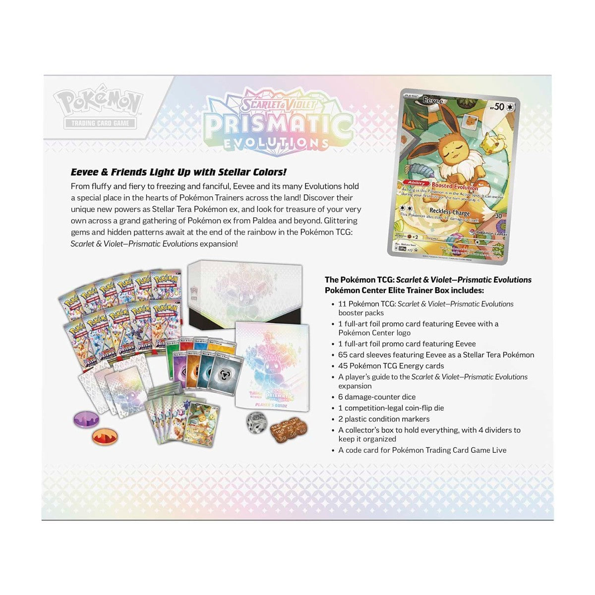 Pokemon TCG: Scarlet & Violet Elite Trainer Box "Prismatic Evolution" (English)-The Pokémon Company International-Ace Cards & Collectibles