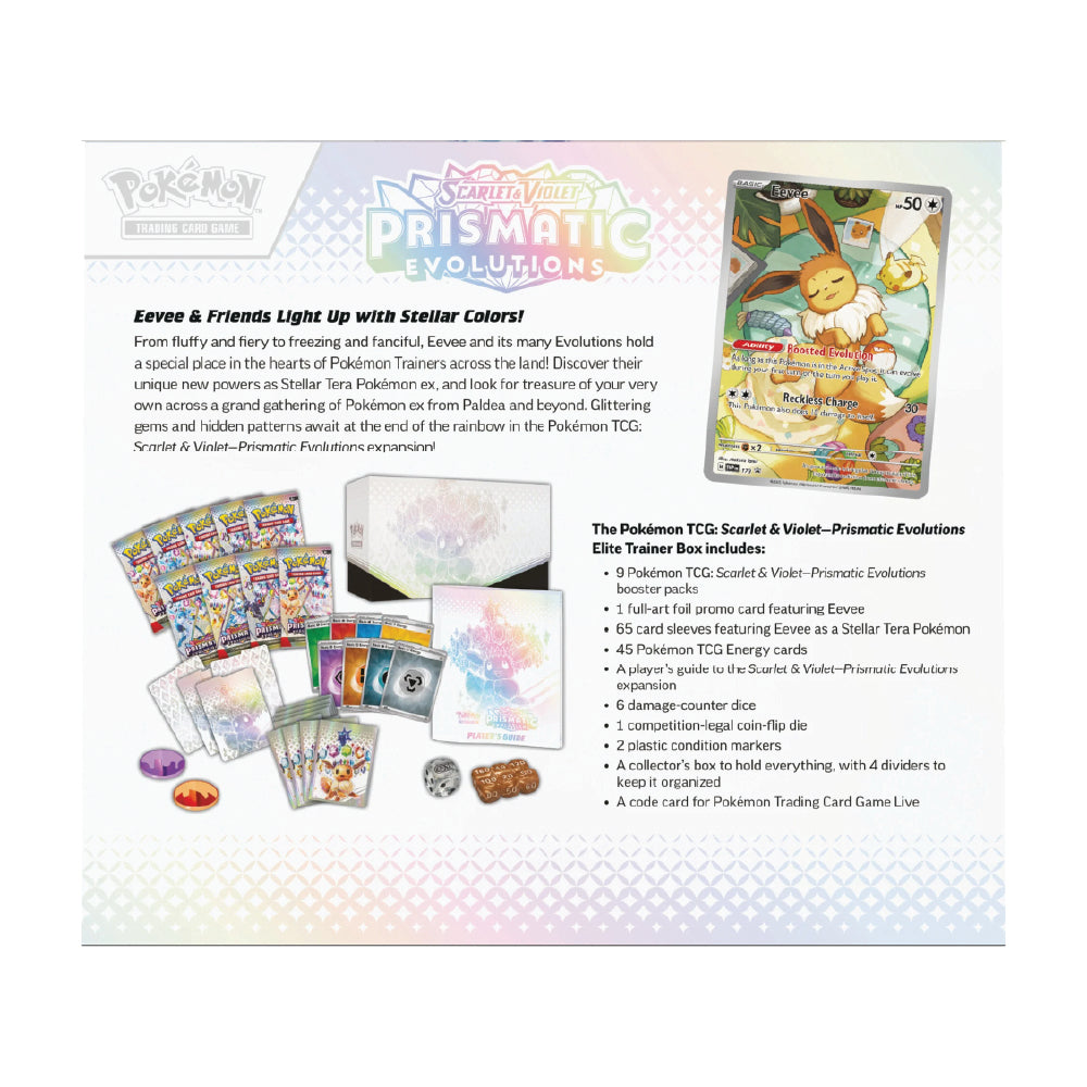 Pokemon TCG: Scarlet & Violet Elite Trainer Box "Prismatic Evolution SV8.5" (English)-The Pokémon Company International-Ace Cards & Collectibles