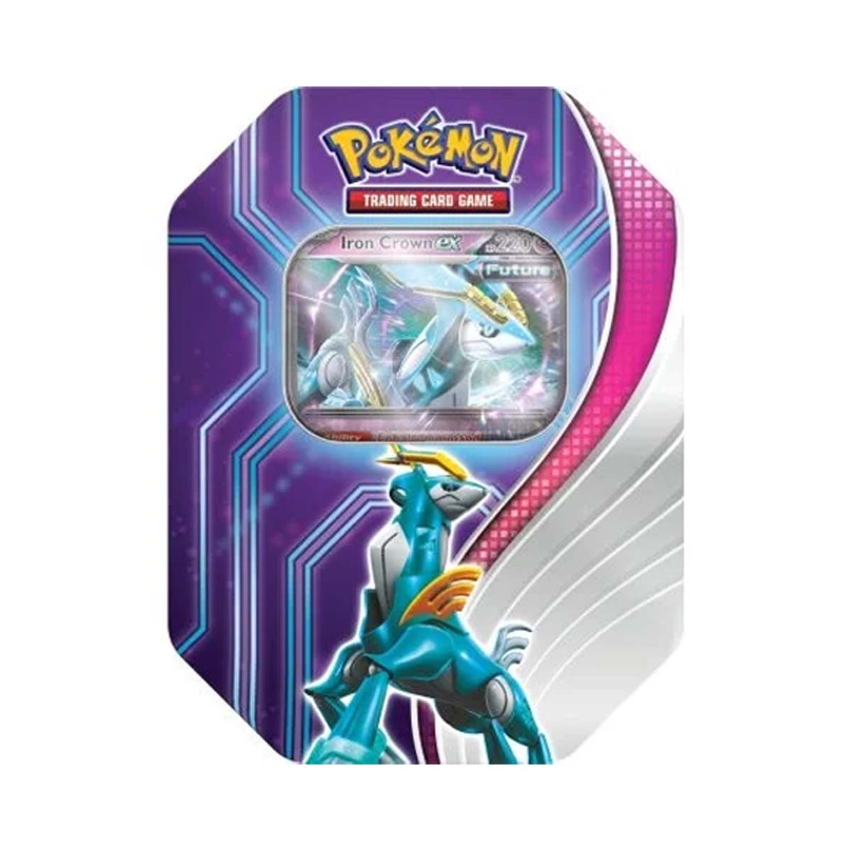 Pokemon TCG: Scarlet &amp; Violet Paradox Destinies - Fall Ex Tins 2024 (4 Booster)-Iron Crown EX-The Pokémon Company International-Ace Cards &amp; Collectibles