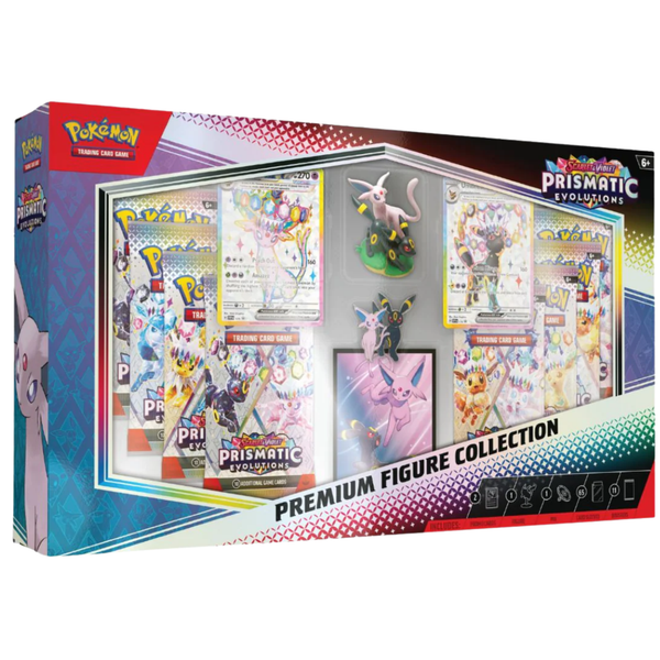Pokemon TCG: Scarlet & Violet Prismatic Evolution SV8.5 Premium Figure Collection-The Pokémon Company International-Ace Cards & Collectibles
