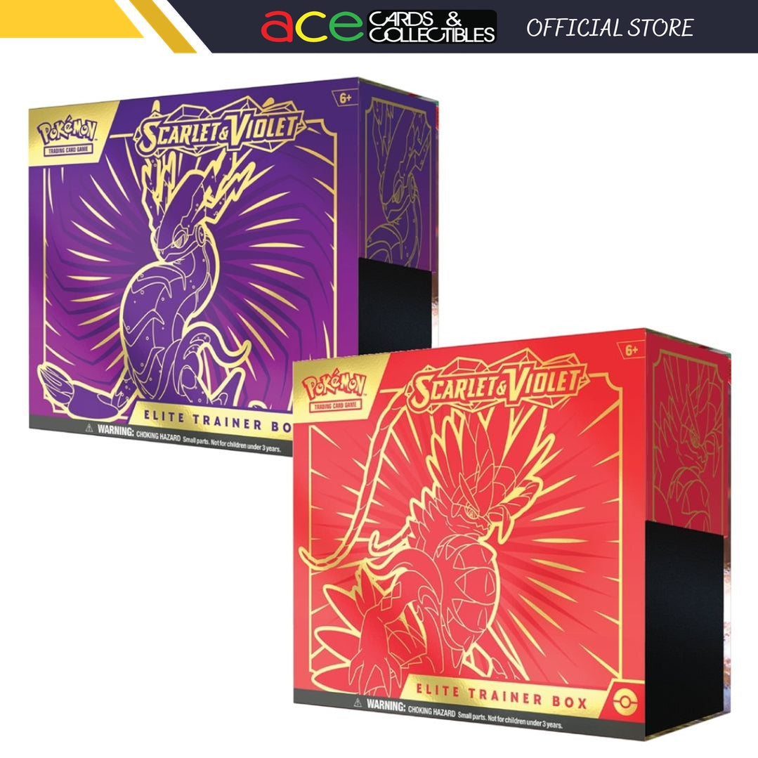 Pokemon TCG: Scarlet &amp; Violet SV1 Elite Trainer Box-Both Design-The Pokémon Company International-Ace Cards &amp; Collectibles