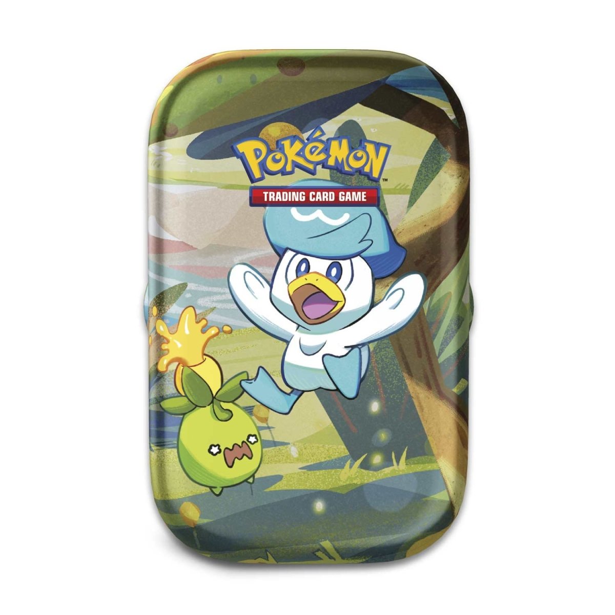 Pokemon TCG: Scarlet &amp; Violet SV1 Paldea Friends Mini Tin-Quaxly-The Pokémon Company International-Ace Cards &amp; Collectibles