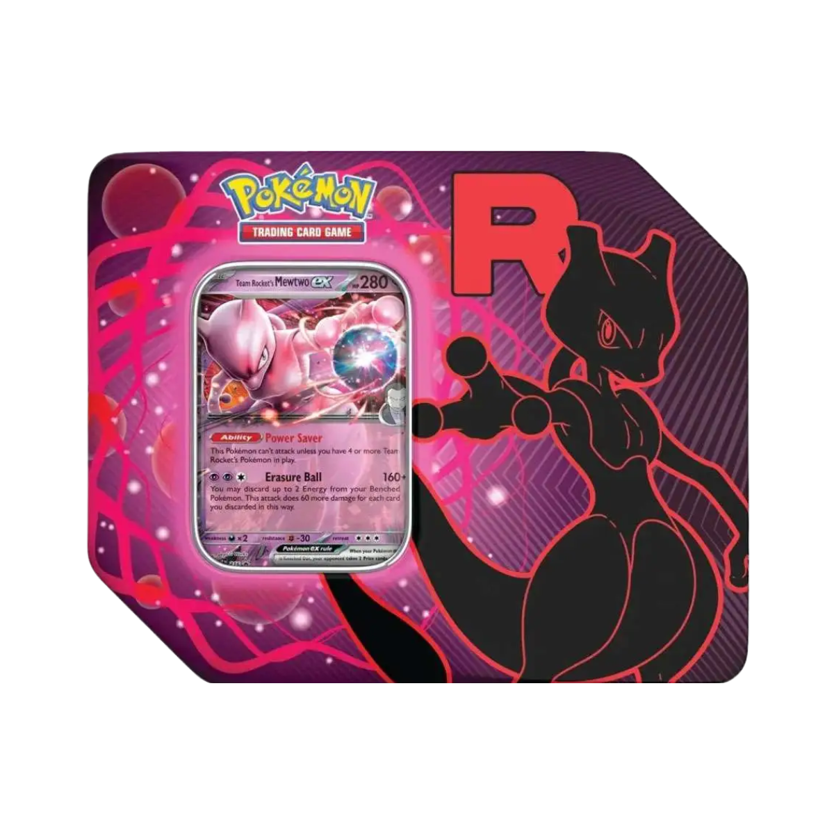 Pokemon TCG: Scarlet & Violet SV10 Destined Rivals Fall Ex Tins 2025-Mewtwo (4packs)-The Pokémon Company International-Ace Cards & Collectibles