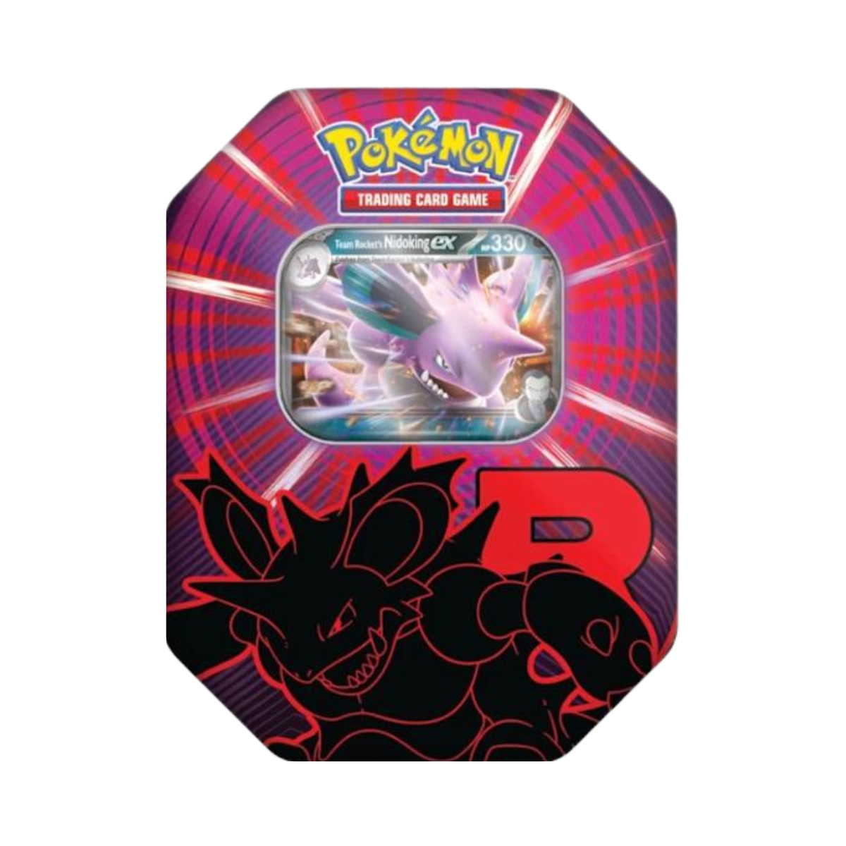 Pokemon TCG: Scarlet & Violet SV10 Destined Rivals Fall Ex Tins 2025-Nidoking (4packs)-The Pokémon Company International-Ace Cards & Collectibles