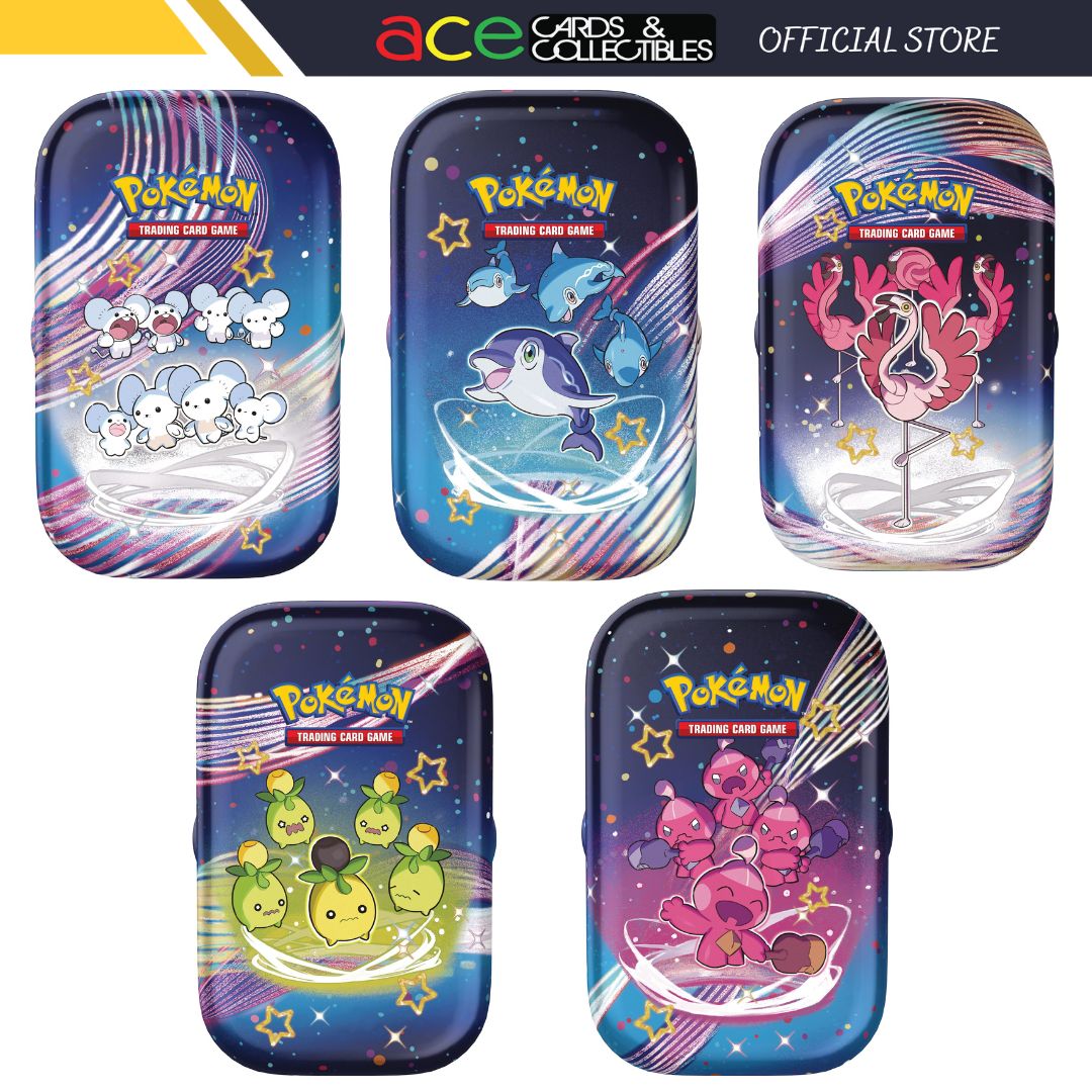 Pokemon TCG: Scarlet & Violet SV4.5 Paldean Fates Mini Tins-Set of 5-The Pokémon Company International-Ace Cards & Collectibles