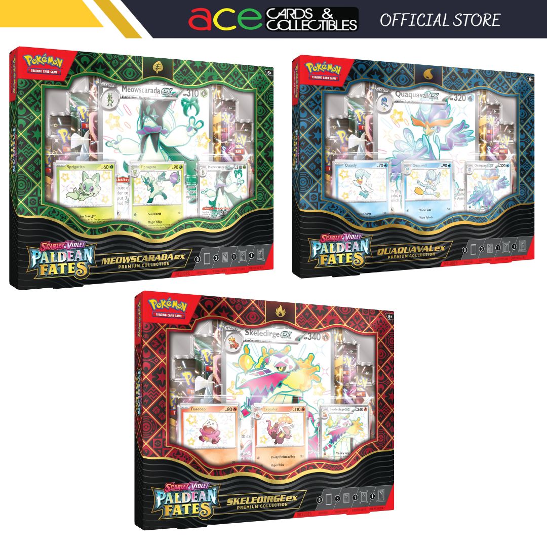 Pokemon TCG: Scarlet & Violet SV4.5 Paldean Fates Premium Collection-Meowscarada ex-The Pokémon Company International-Ace Cards & Collectibles