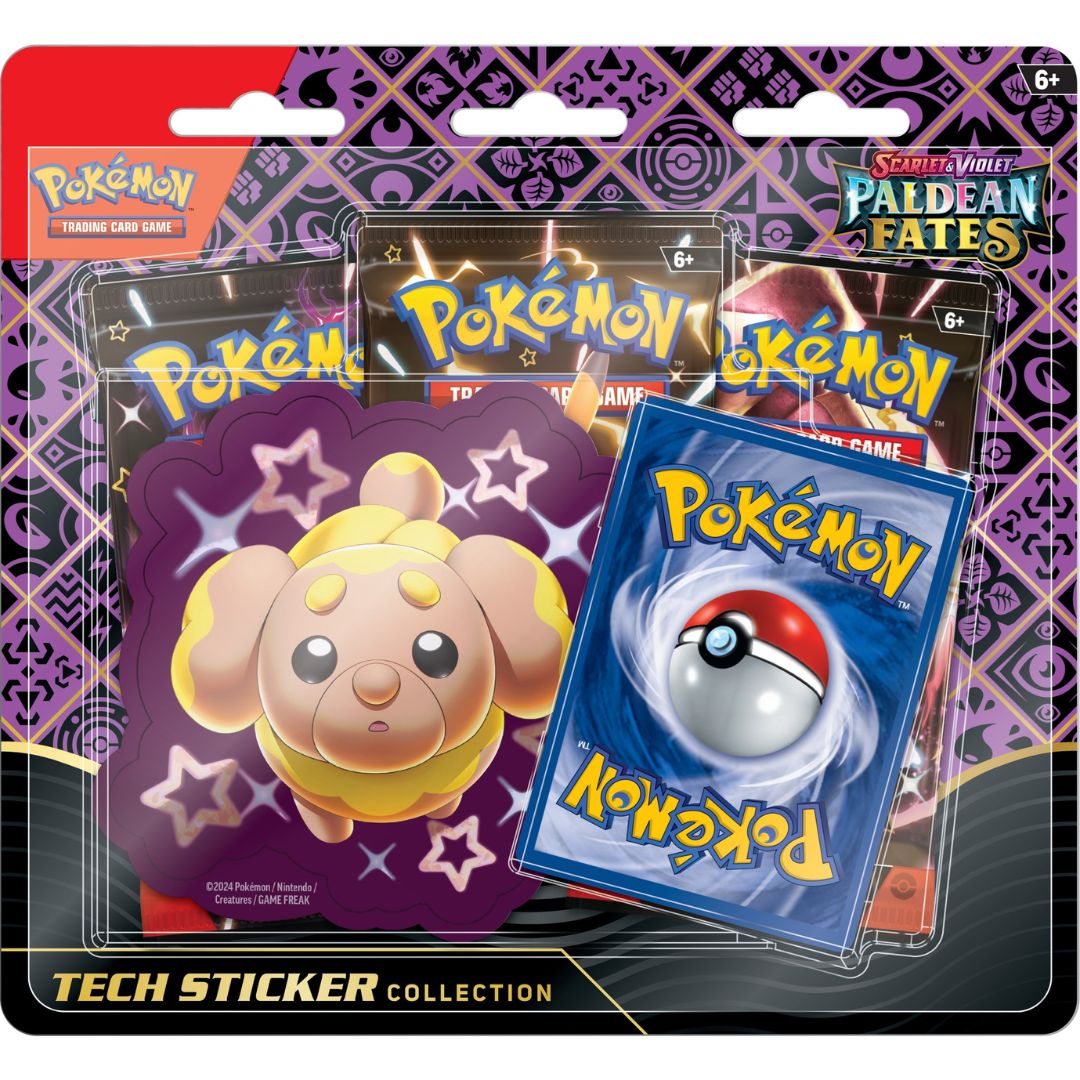 Pokemon TCG: Scarlet &amp; Violet SV4.5 Paldean Fates Tech Sticker Collection-Fidough-The Pokémon Company International-Ace Cards &amp; Collectibles