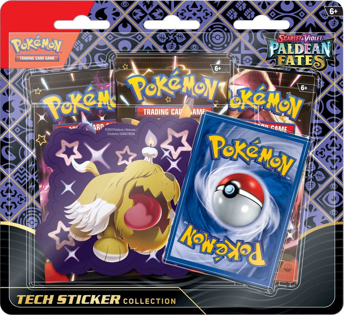 Pokemon TCG: Scarlet & Violet SV4.5 Paldean Fates Tech Sticker Collection-Fidough-The Pokémon Company International-Ace Cards & Collectibles