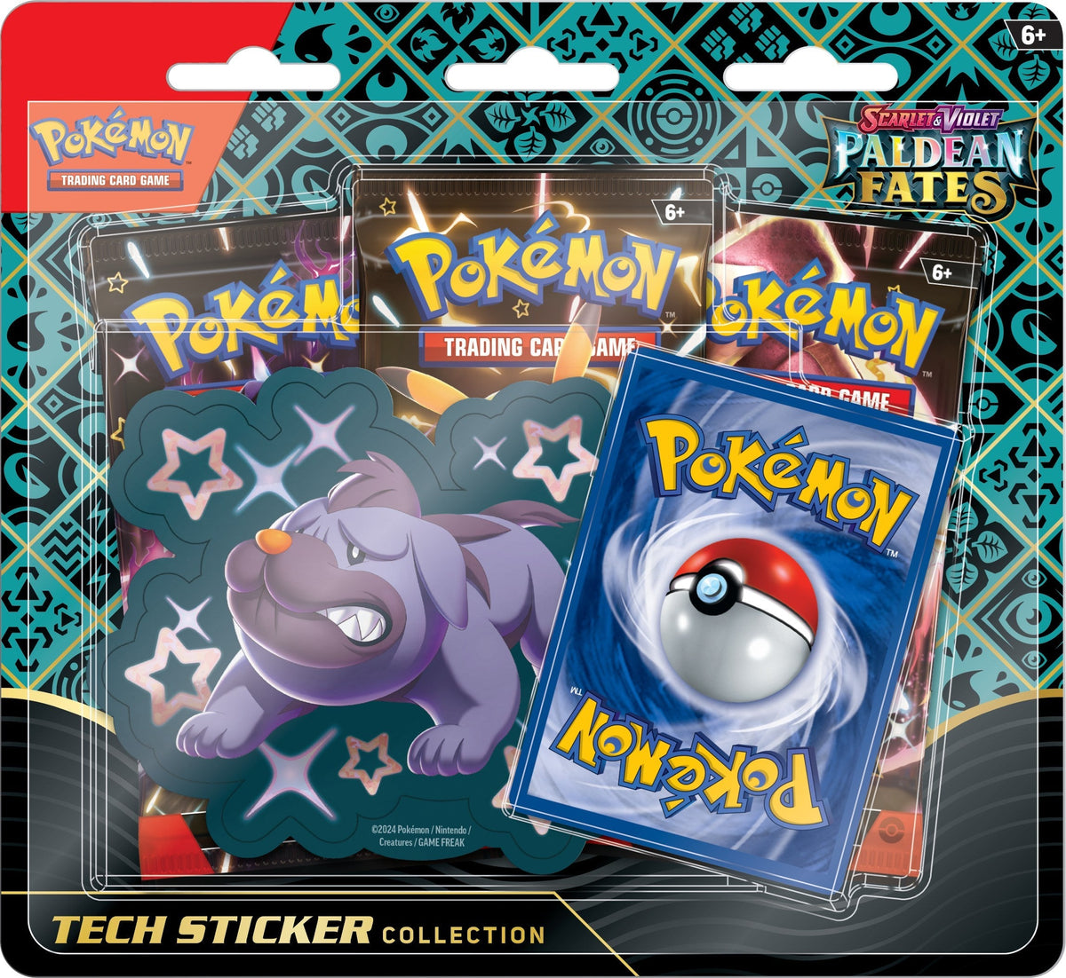 Pokemon TCG: Scarlet &amp; Violet SV4.5 Paldean Fates Tech Sticker Collection-Maschiff-The Pokémon Company International-Ace Cards &amp; Collectibles