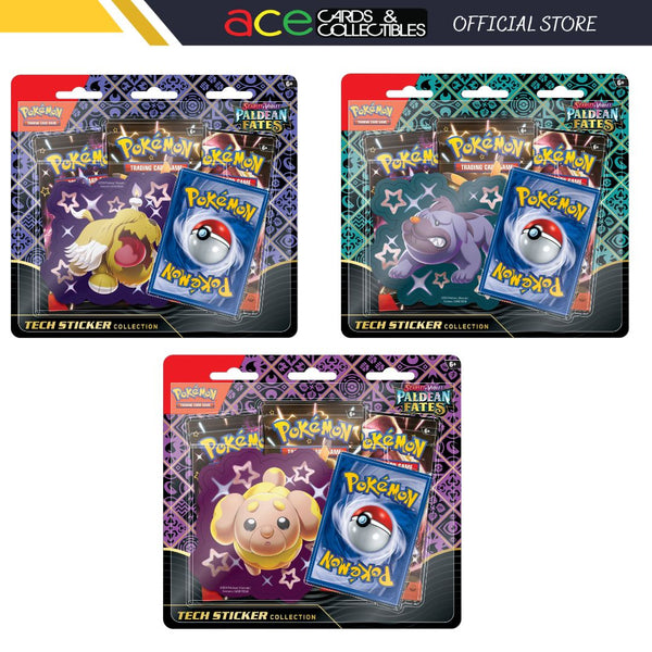 Pokemon TCG: Scarlet & Violet SV4.5 Paldean Fates Tech Sticker Collection-Set Of 3-The Pokémon Company International-Ace Cards & Collectibles