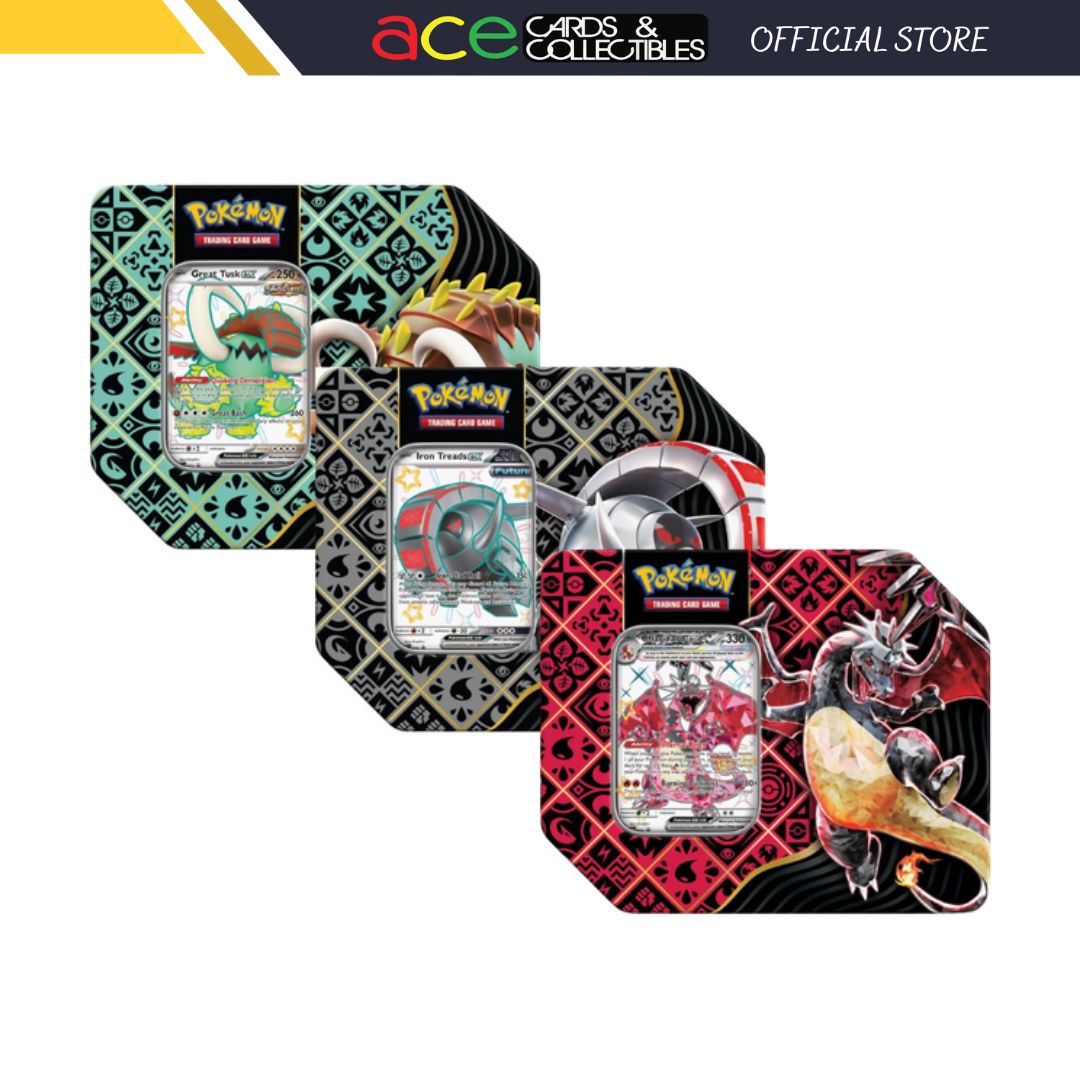 Pokemon TCG: Scarlet & Violet SV4.5 Paldean Fates Tins (5 Booster)-Shiny Charizard ex-The Pokémon Company International-Ace Cards & Collectibles