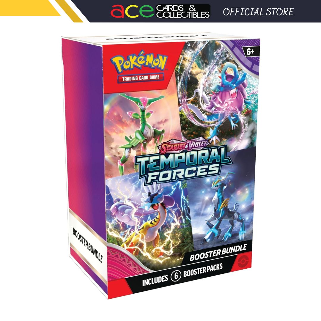 Pokmon TCG: Scarlet & Violet SV5 Temporal Forces Booster Bundle - Ace Cards Sdn Bhd Pokmon TCG: Scarlet & Violet SV5 Temporal Forces Booster Bundle - Ace Cards Sdn Bhd