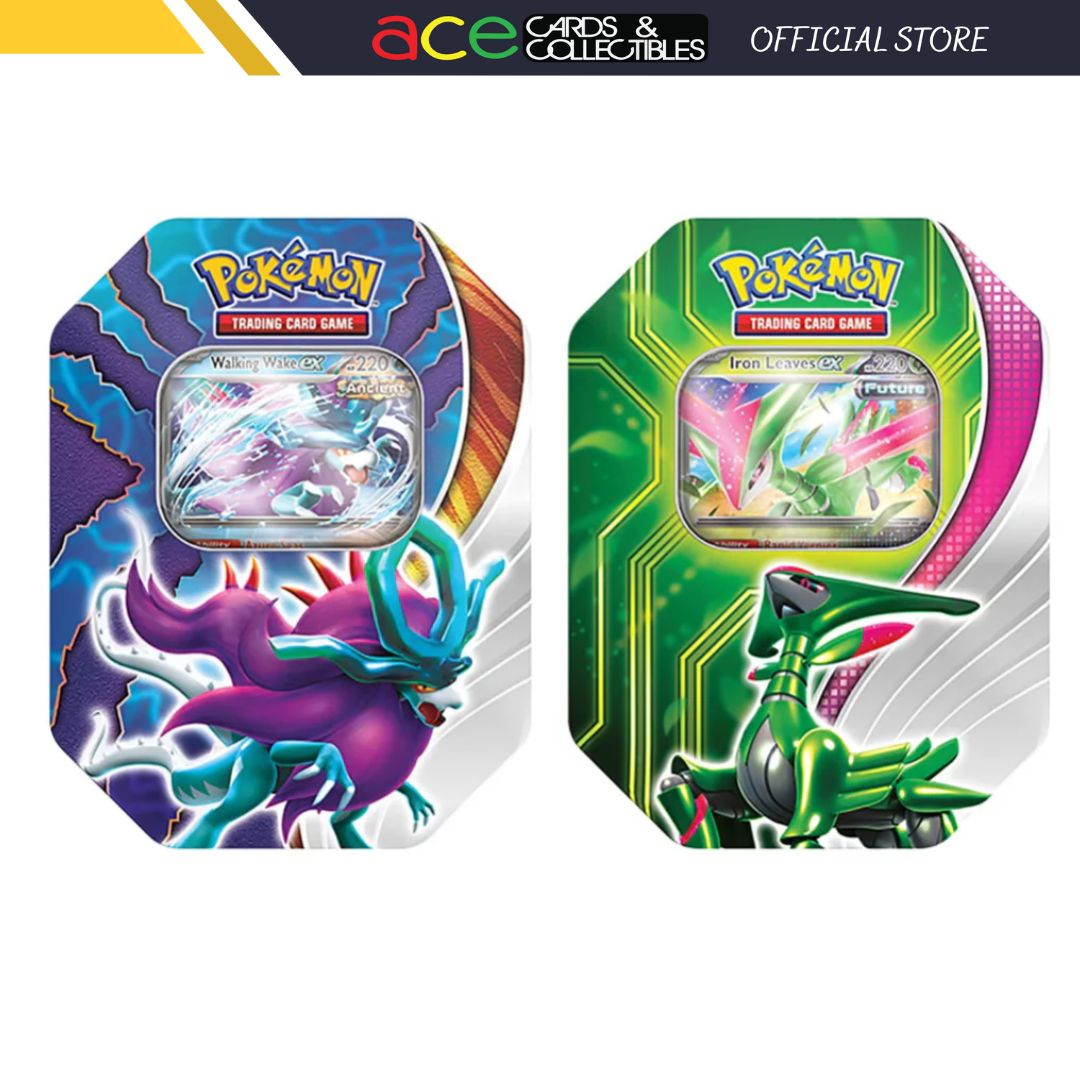 Pokemon TCG: Scarlet &amp; Violet SV5 Temporal Forces - May Ex Tin (4 Booster)-Set Of 2-The Pokémon Company International-Ace Cards &amp; Collectibles